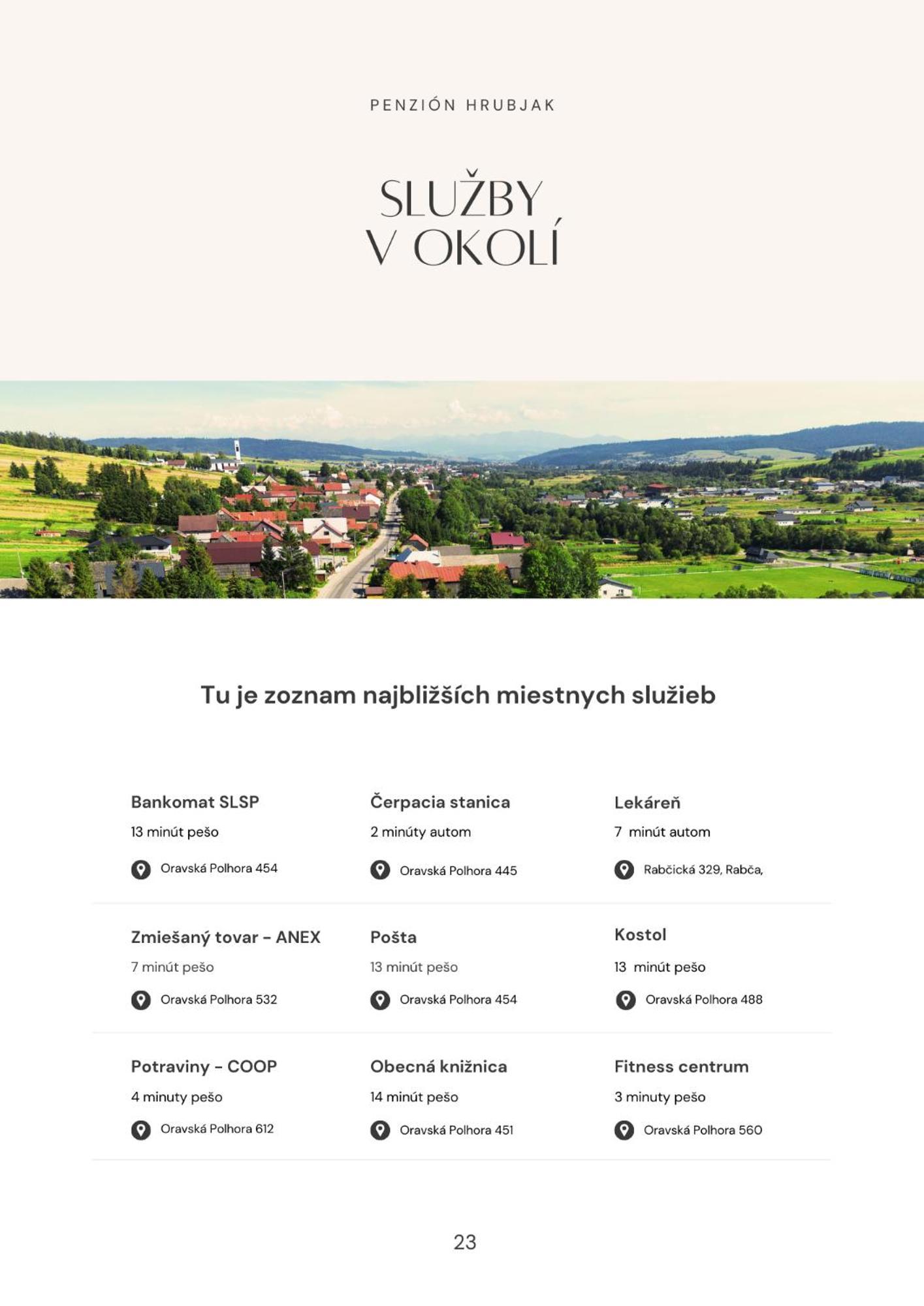 Penzion Hrubjak Oravská Polhora المظهر الخارجي الصورة